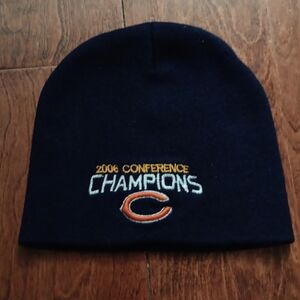 Chicago Bears Mens NFL Football 2006 Conference Champions beanie hat